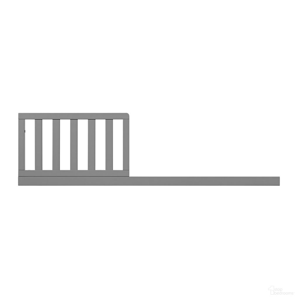Cozy Nest Toddler Guard Rail In Gray and Natural