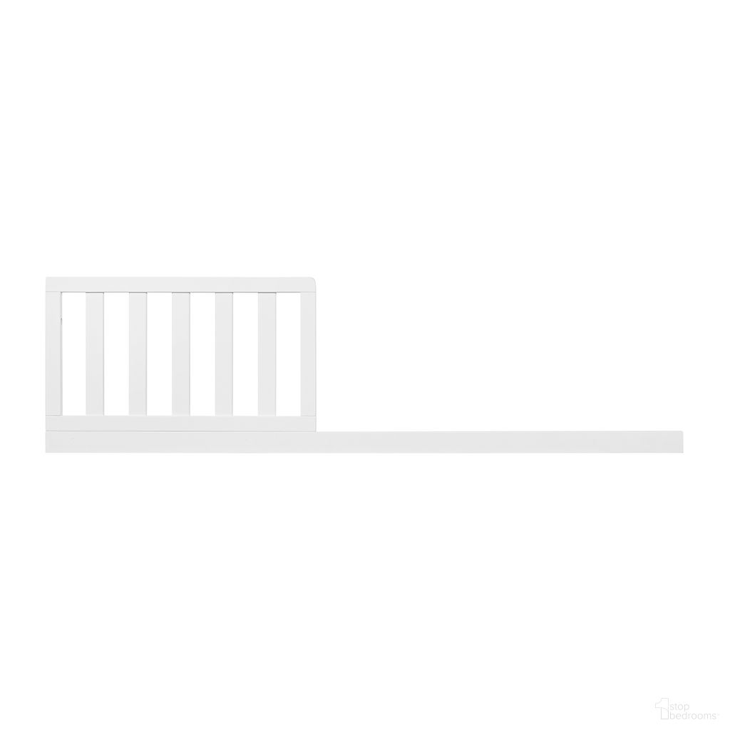 Cozy Nest Toddler Guard Rail In White and Natural
