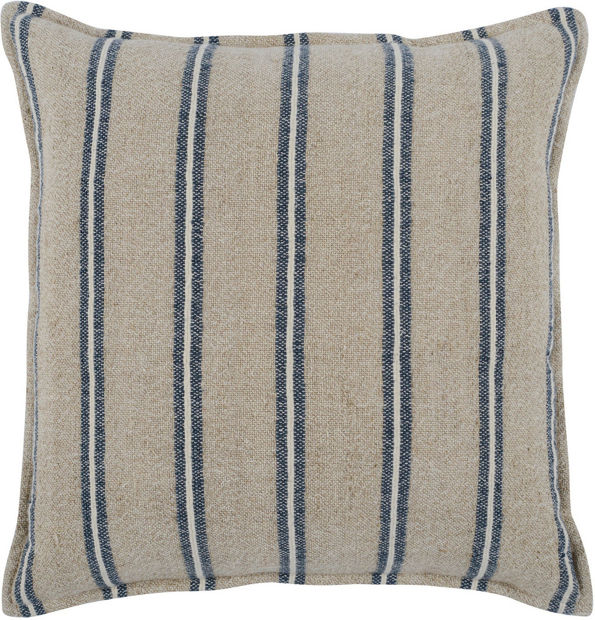 CP Delgada 20x20 Pillow In Natural and Blue