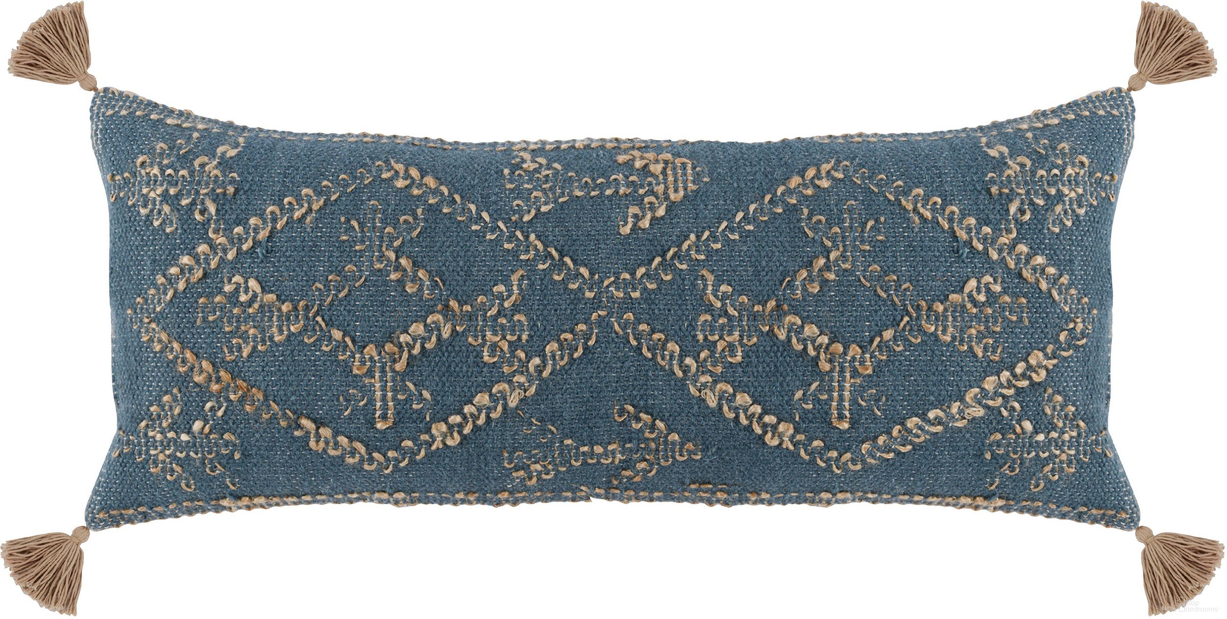 CP Farm 16x36 Pillow In Blue and Natural