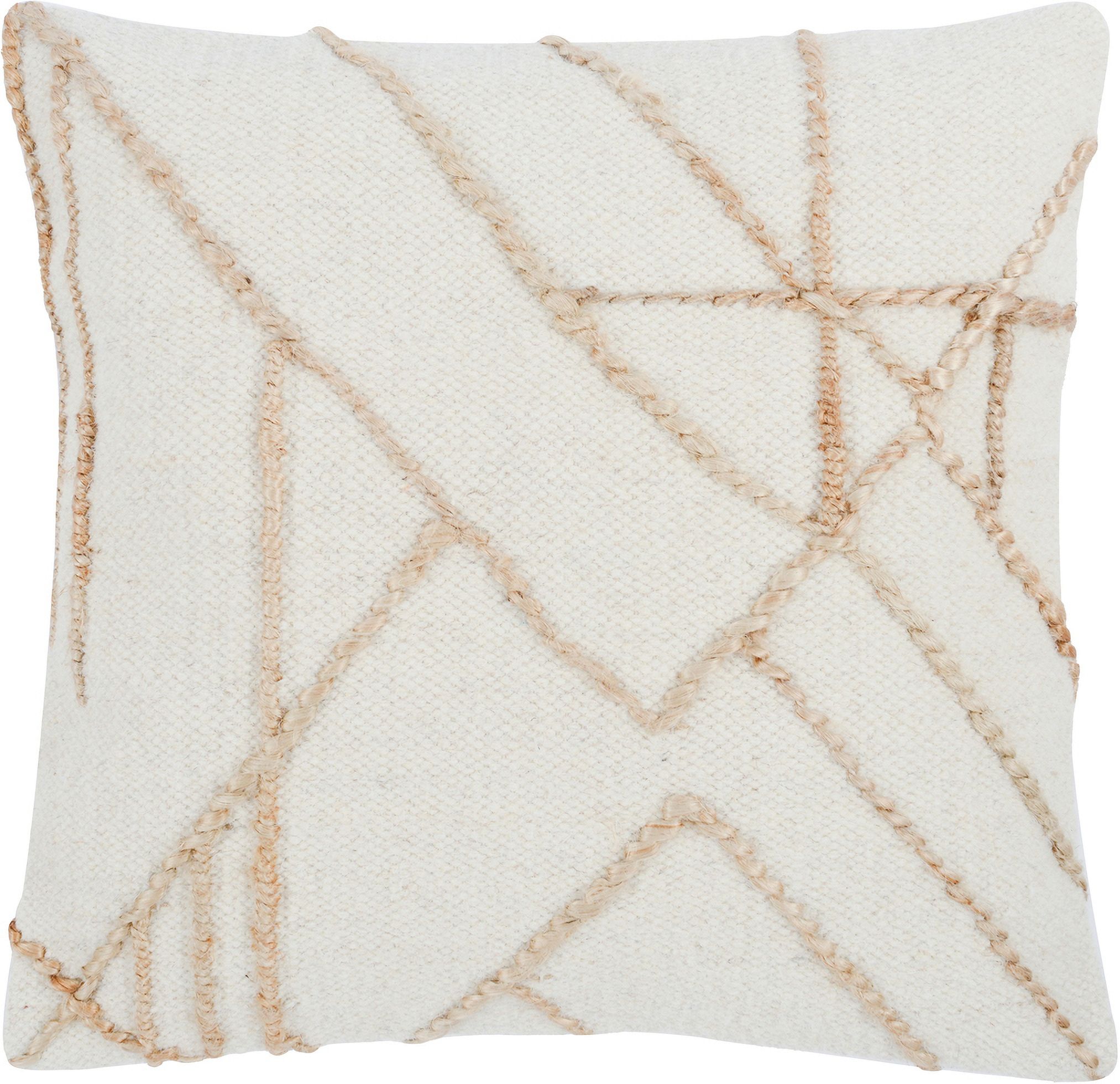 CP Sintra 22x22 Pillow In Ivory and Natural