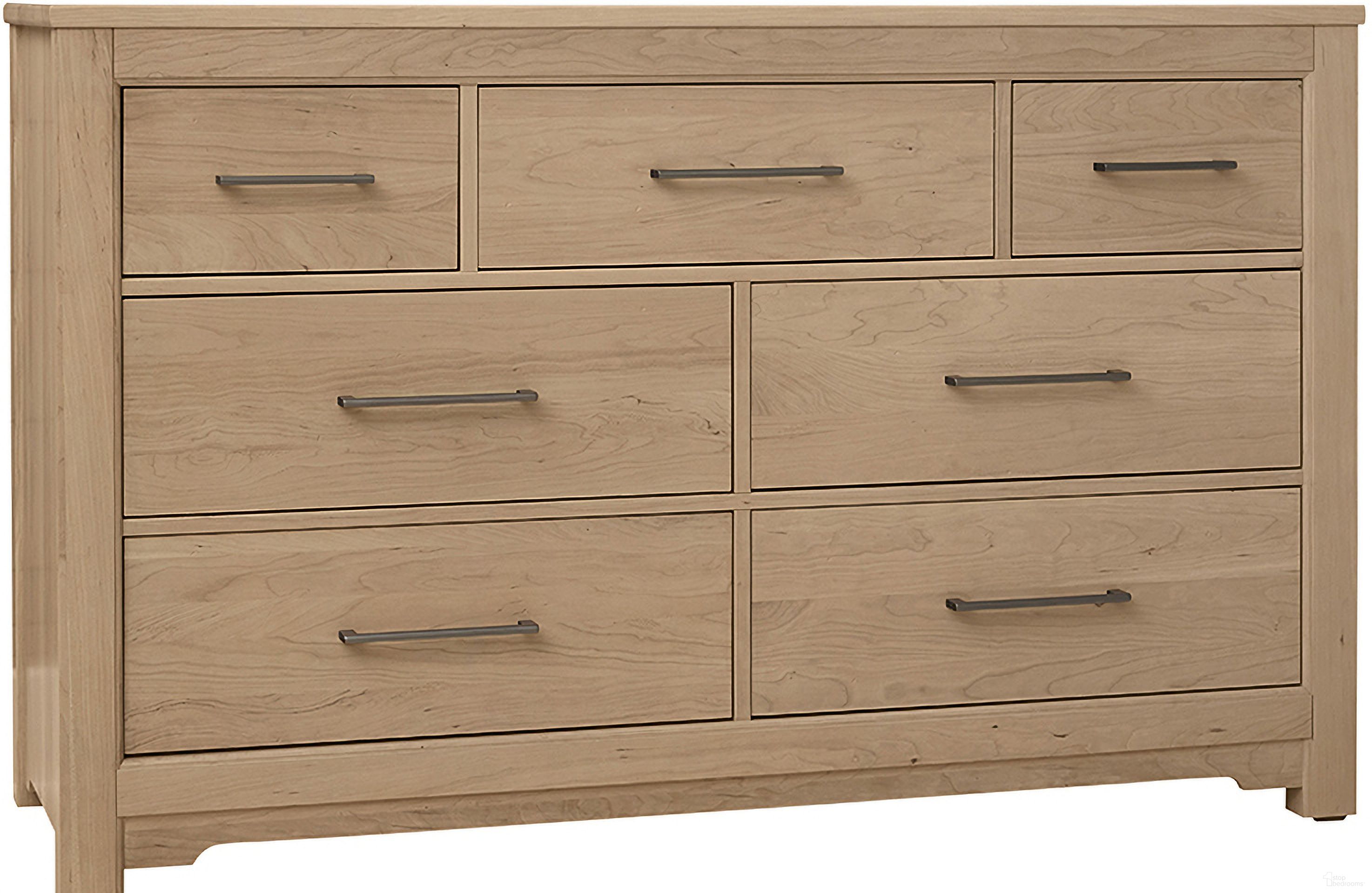 The appearance of Crafted 7 Drawer Dresser In Bleached Cherry designed by Artisan & Post in the transitional interior design. This natural piece of furniture was selected by 1StopBedrooms from Crafted Cherry Collection to add a touch of cosiness and style into your home. Sku: 154-003. Material: Wood.