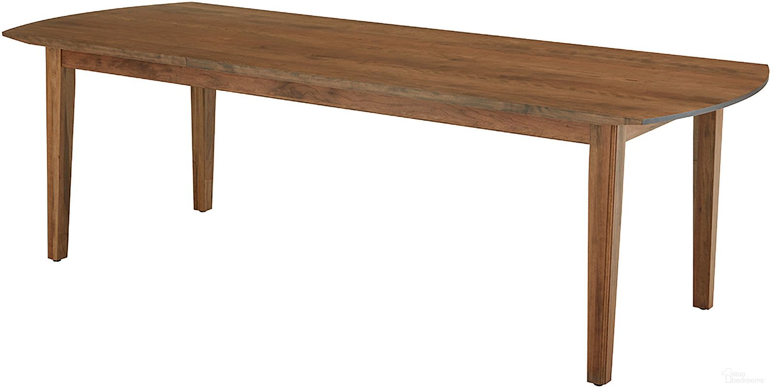 Crafted 94 Inch Surfboard Table With 1.25 Inch Top In Medium Cherry