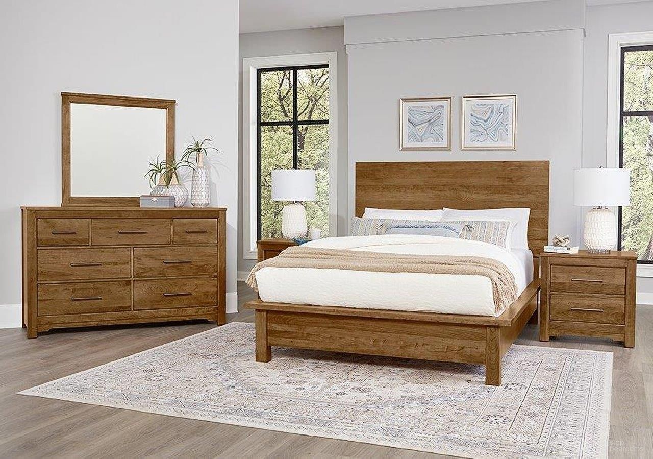 The appearance of Crafted Cherry Terrace Bedroom Set In Medium Cherry designed by Artisan & Post in the transitional interior design. This medium cherry piece of furniture was selected by 1StopBedrooms from Crafted Cherry Collection to add a touch of cosiness and style into your home. Sku: 151-559;151-775;151-722;151-227. Material: Wood. Bed Size: Queen.