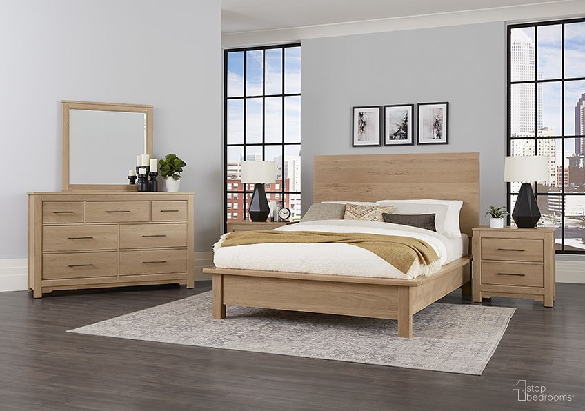 Crafted Cherry Terrace Bedroom Set In Natural
