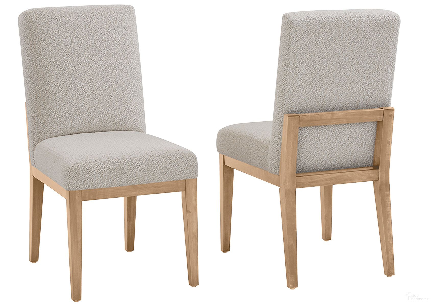 The appearance of Crafted Cherry Upholstered Side Chair In Oatmeal Fabric designed by Artisan & Post in the transitional interior design. This oatmeal piece of furniture  was selected by 1StopBedrooms from Crafted Cherry Collection to add a touch of cosiness and style into your home. Sku: 154-030B. Material: Wood. Chair Type: Side Chair.