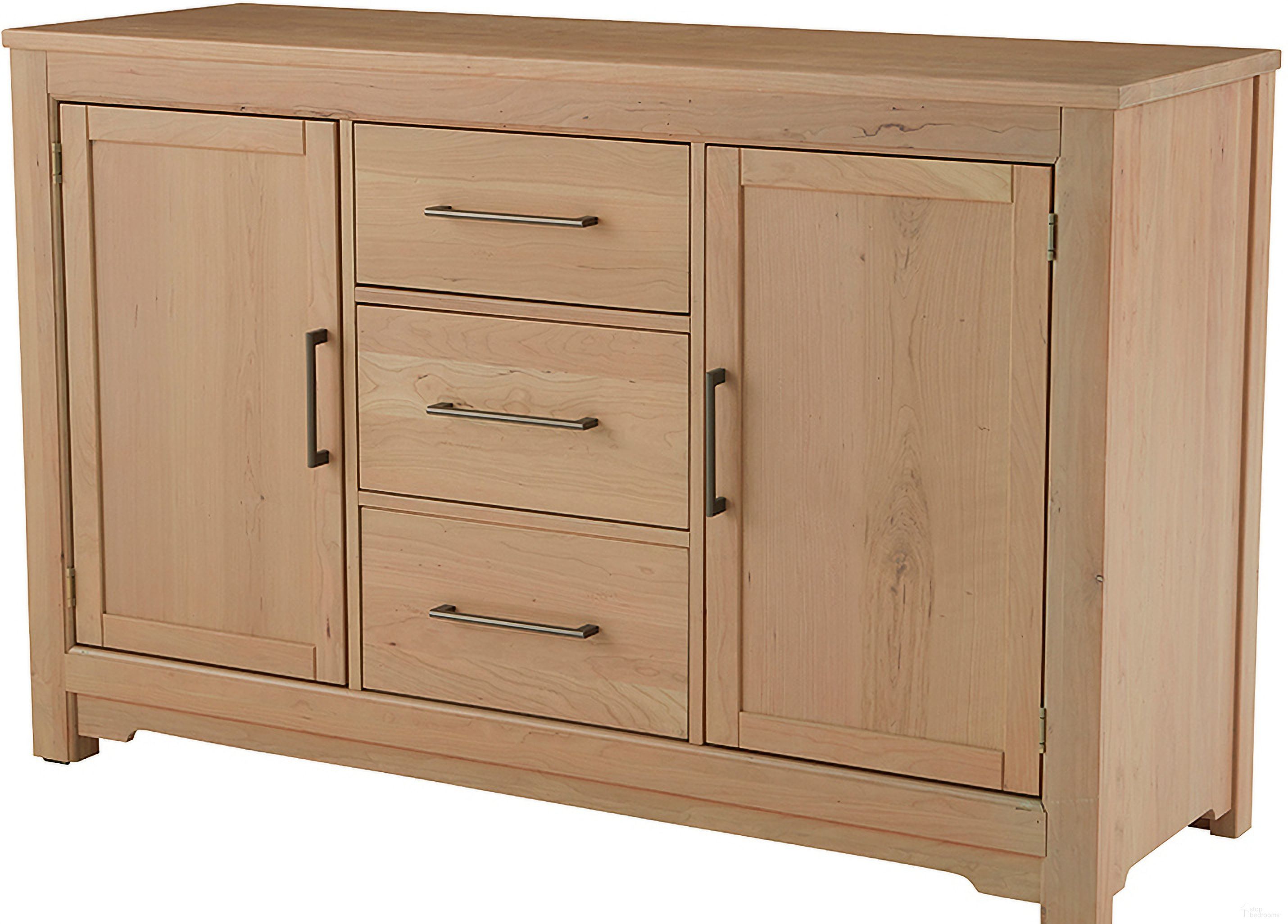The appearance of Crafted Server In Bleached Cherry designed by Artisan & Post in the transitional interior design. This natural piece of furniture was selected by 1StopBedrooms from Crafted Cherry Collection to add a touch of cosiness and style into your home. Sku: 154-960. Material: Wood.