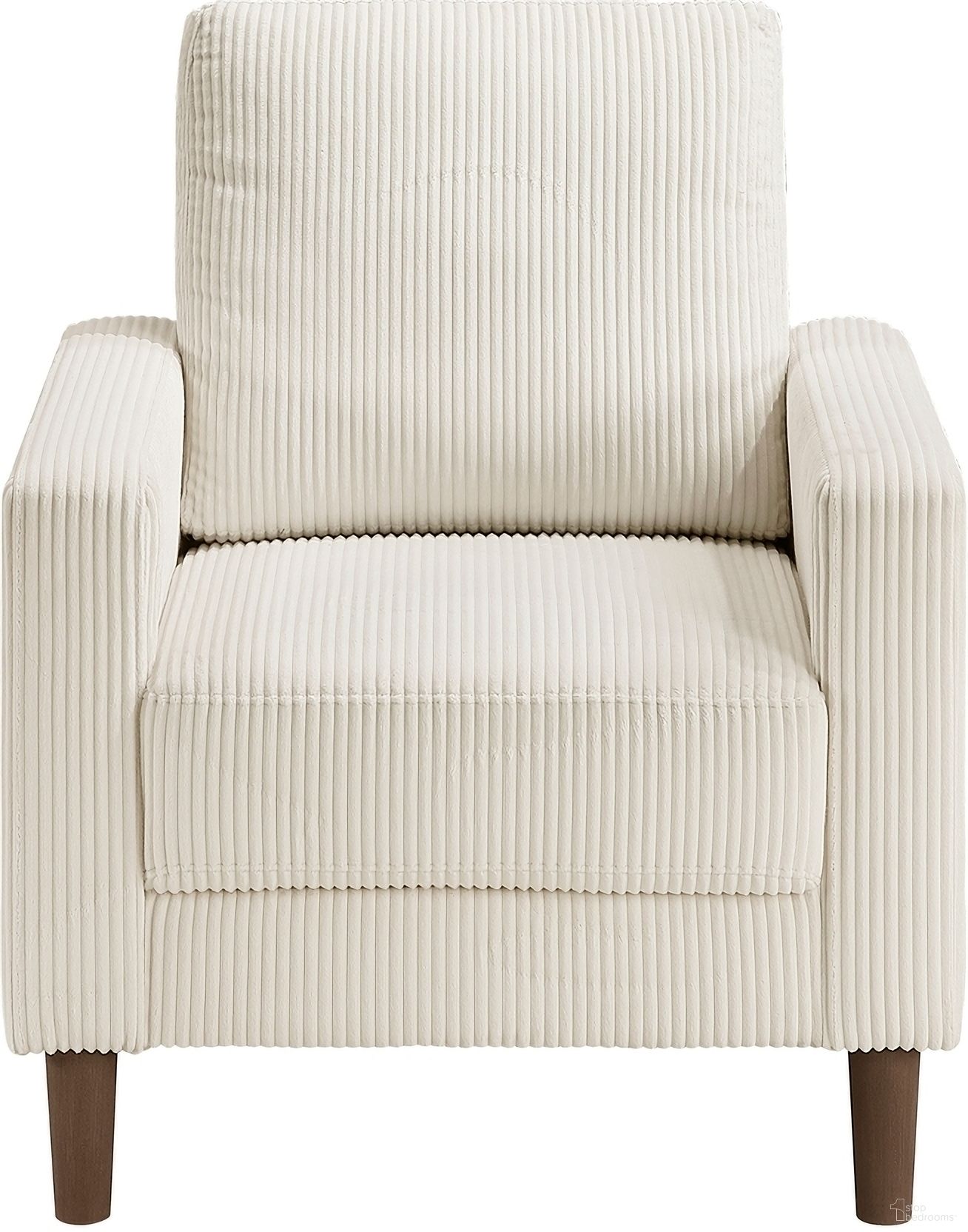 The appearance of Crandall Accent Chair In Beige designed by Homelegance in the modern / contemporary interior design. This beige piece of furniture was selected by 1StopBedrooms from Crandall Collection to add a touch of cosiness and style into your home. Sku: 9520BEG-1. Material: Corduroy.