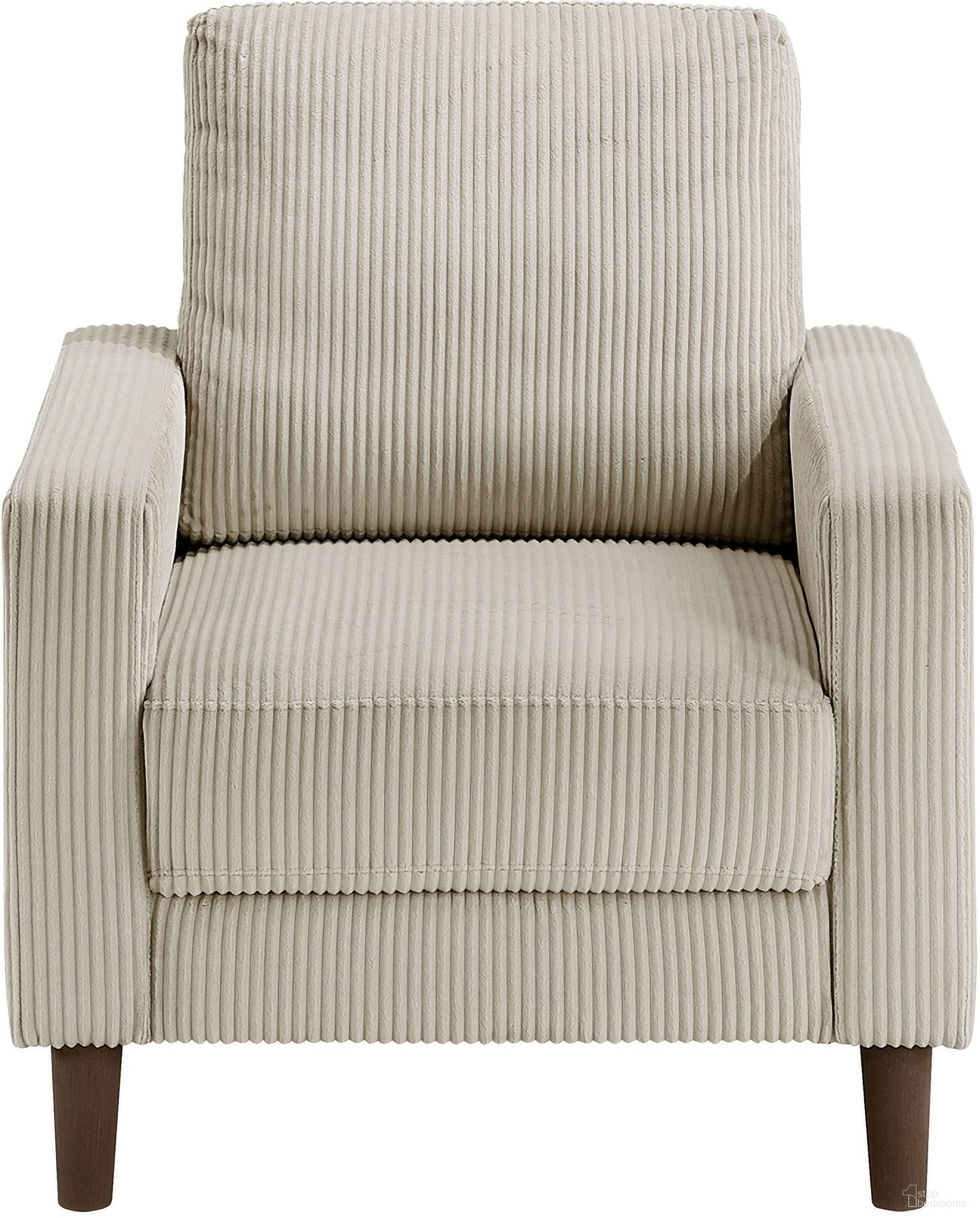 The appearance of Crandall Accent Chair In Taupe designed by Homelegance in the modern / contemporary interior design. This taupe piece of furniture  was selected by 1StopBedrooms from Crandall Collection to add a touch of cosiness and style into your home. Sku: 9520TPE-1. Material: Corduroy.
