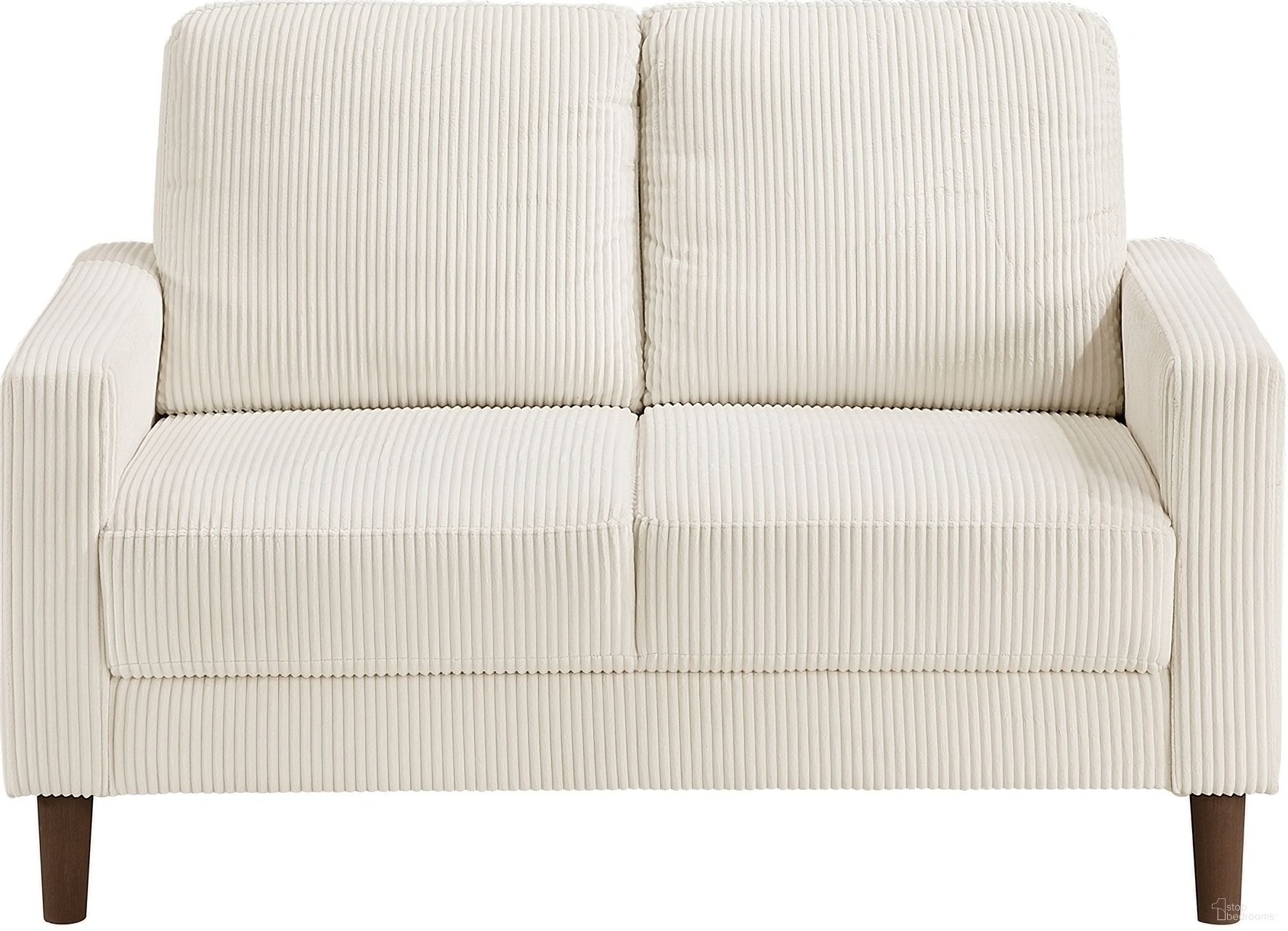 The appearance of Crandall Loveseat In Beige designed by Homelegance in the modern / contemporary interior design. This beige piece of furniture was selected by 1StopBedrooms from Crandall Collection to add a touch of cosiness and style into your home. Sku: 9520BEG-2. Material: Corduroy.