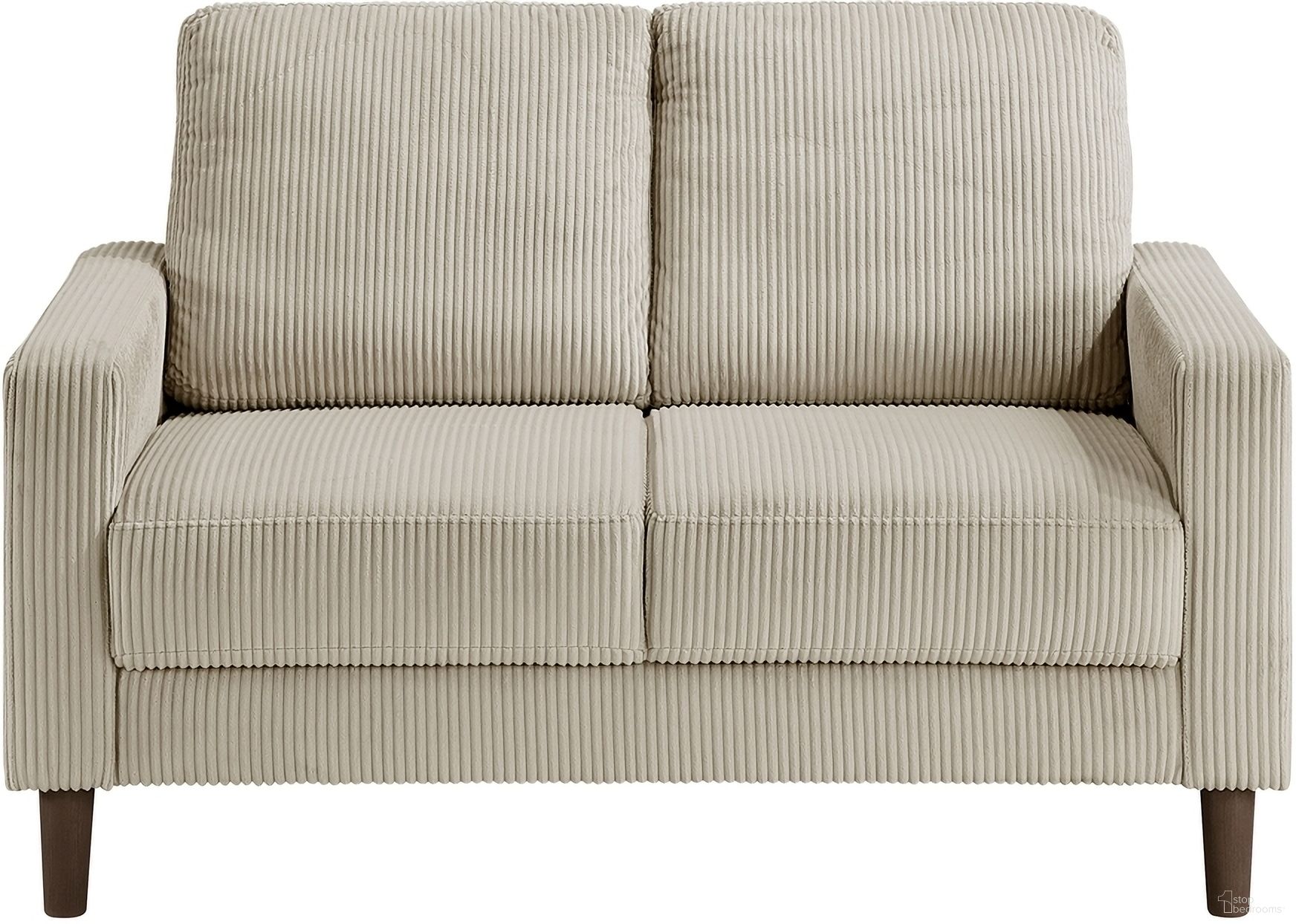 The appearance of Crandall Loveseat In Taupe designed by Homelegance in the modern / contemporary interior design. This taupe piece of furniture  was selected by 1StopBedrooms from Crandall Collection to add a touch of cosiness and style into your home. Sku: 9520TPE-2. Material: Corduroy.