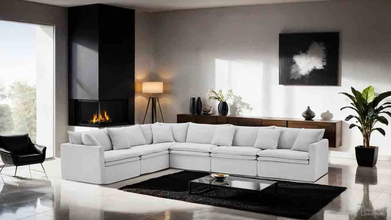 The appearance of Crayford L-Sectional In Light Gray designed by Furniture of America in the transitional interior design. This light gray piece of furniture was selected by 1StopBedrooms from Crayford Collection to add a touch of cosiness and style into your home. Sku: FM63010LG-LCH;FM63010LG-RCH;FM63010LG-CNR;FM63010LG-AC;FM63010LG-AC;FM63010LG-AC. Material: Linen. Layout: L-Shape.