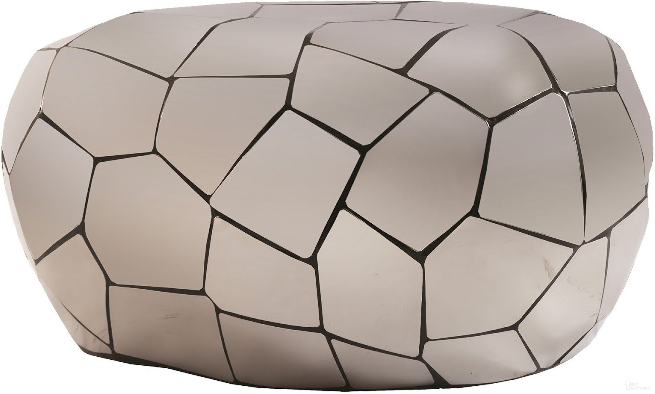The appearance of Crazy Cut Side Table designed by Phillips Collection in the modern / contemporary interior design. This silver piece of furniture  was selected by 1StopBedrooms from Crazy Cut Collection to add a touch of cosiness and style into your home. Sku: PH64154. Material: Stainless Steel.