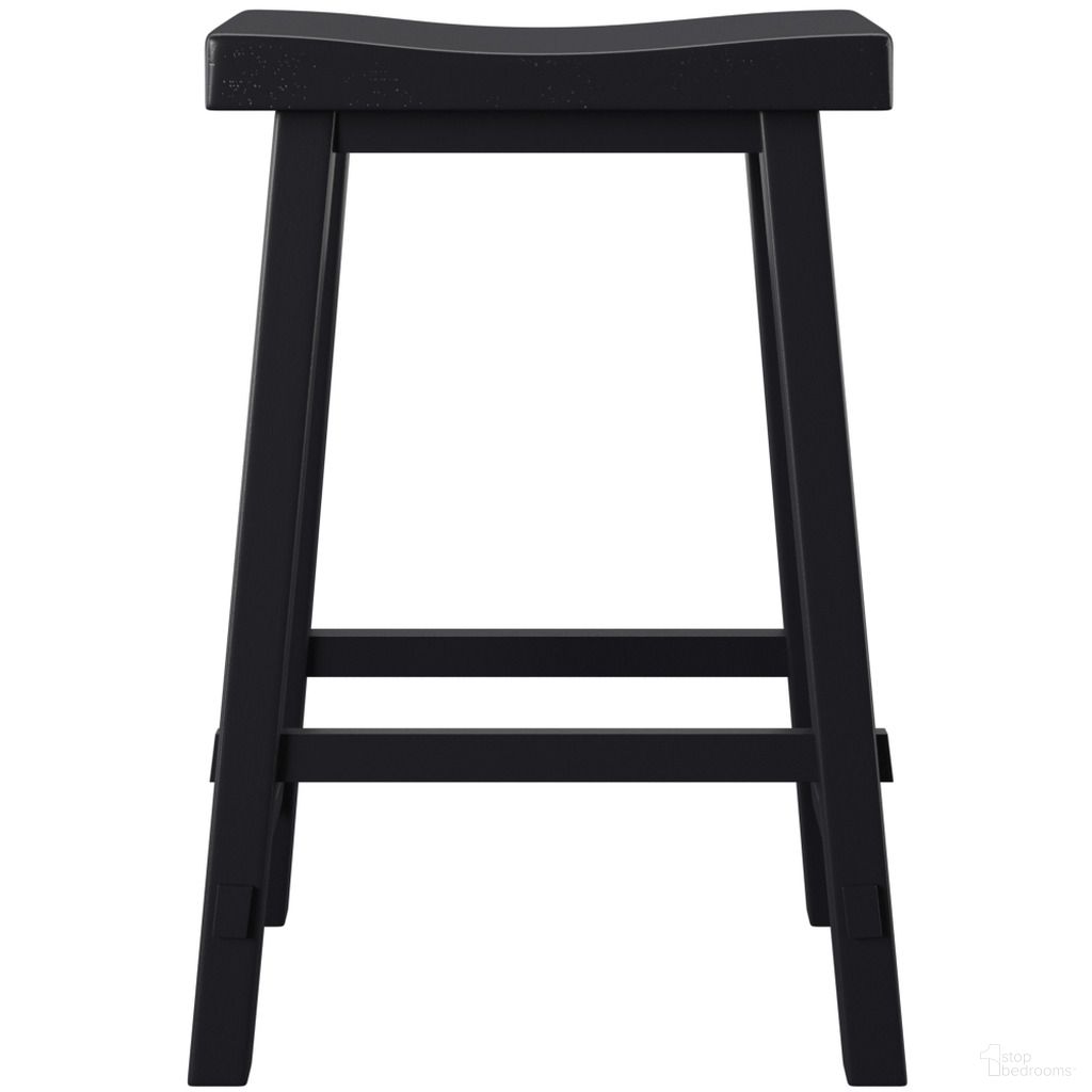 The appearance of Creations II Black 30 Inch Sawhorse Barstool designed by Liberty in the country / farmhouse interior design. This black piece of furniture was selected by 1StopBedrooms from Creations Collection to add a touch of cosiness and style into your home. Sku: 48-B1830. Material: Wood.