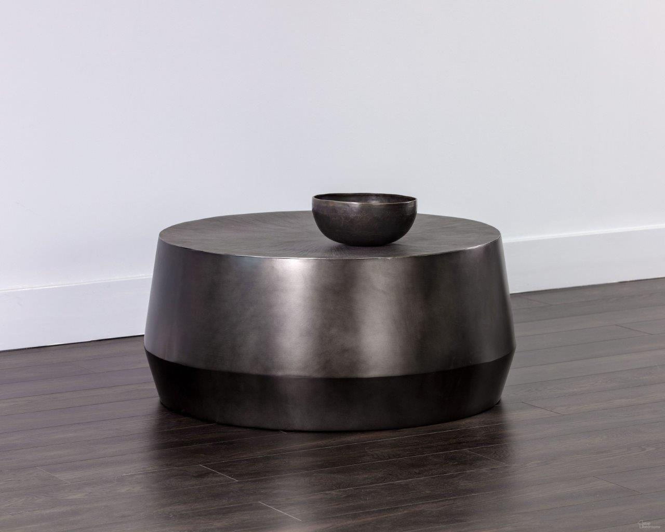 Creed Bronzed Gunmetal Aluminum Occasional Table Set