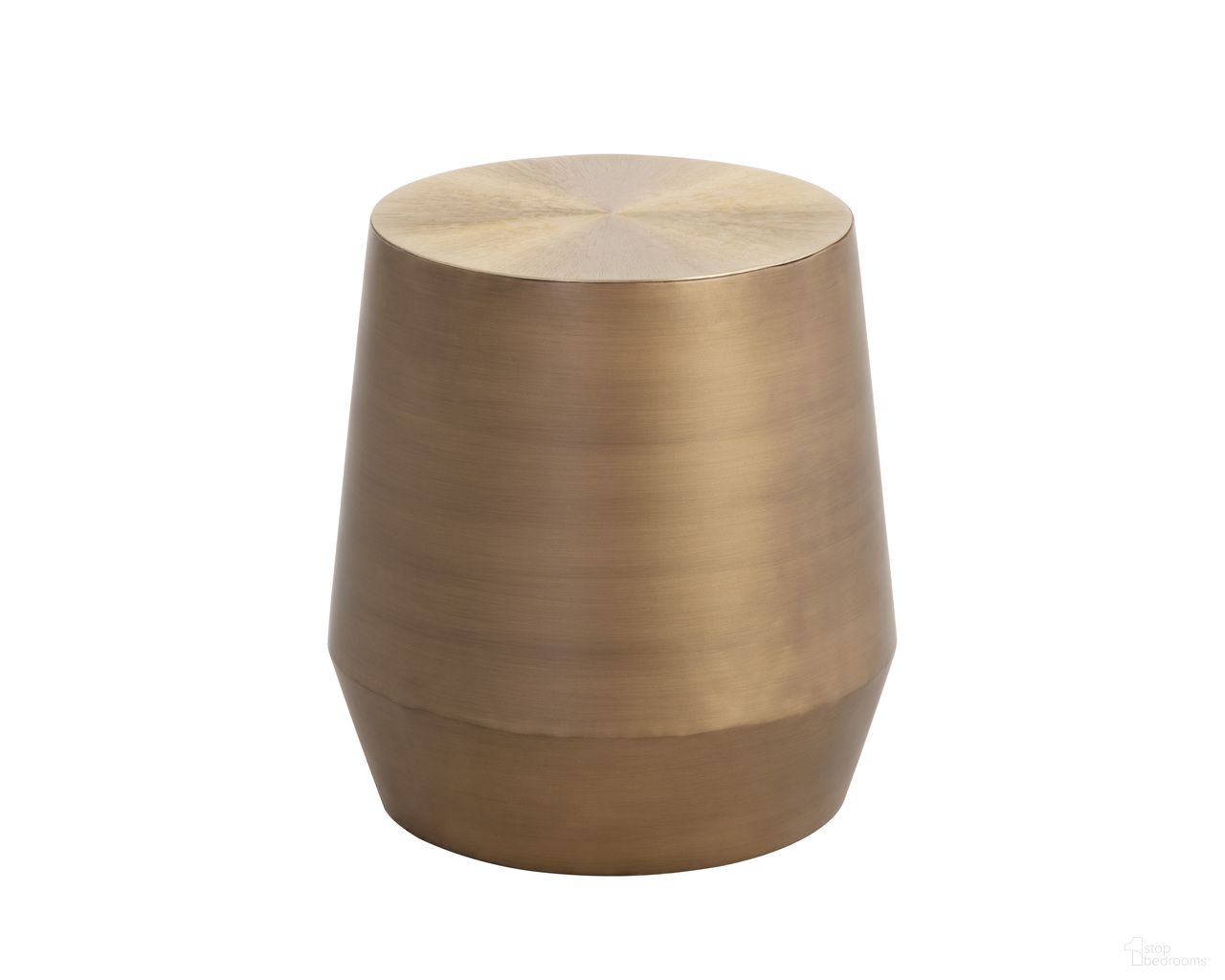 Creed End Table In Antique Gold