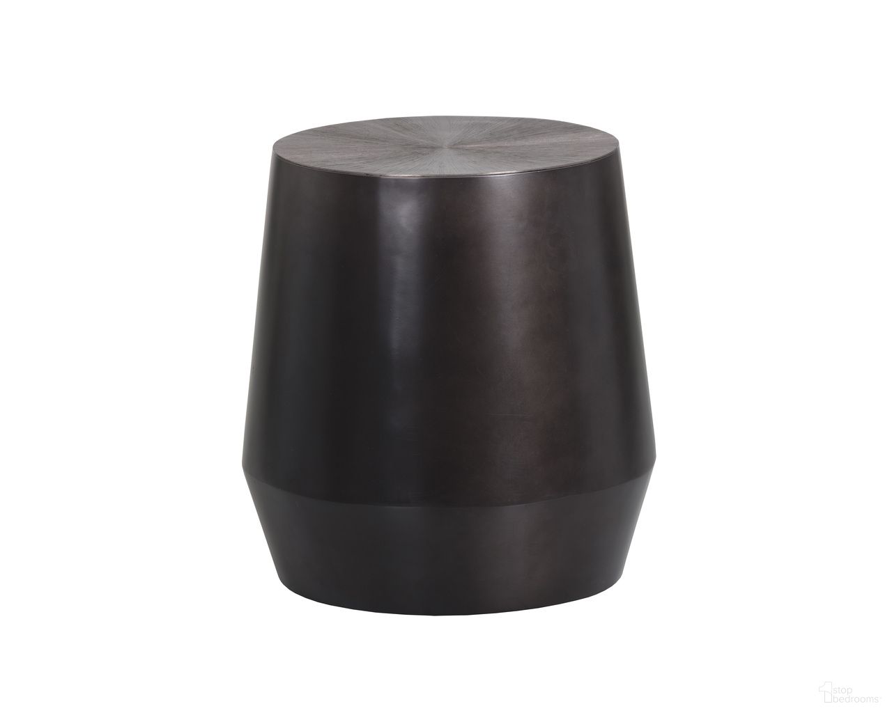 Creed End Table In Gunmetal