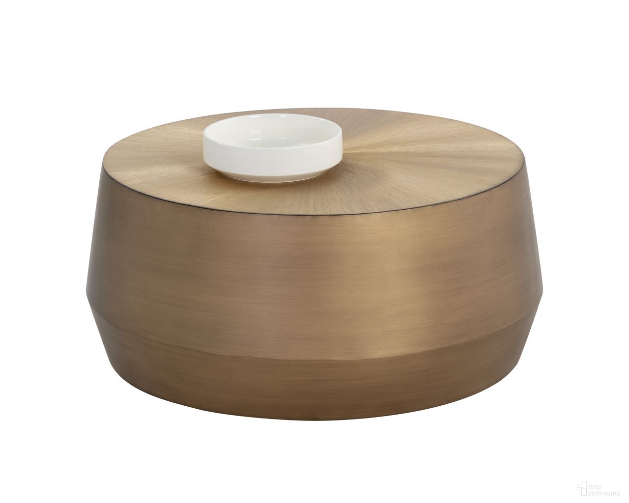 Creed Small Coffee Table In Antique Gold