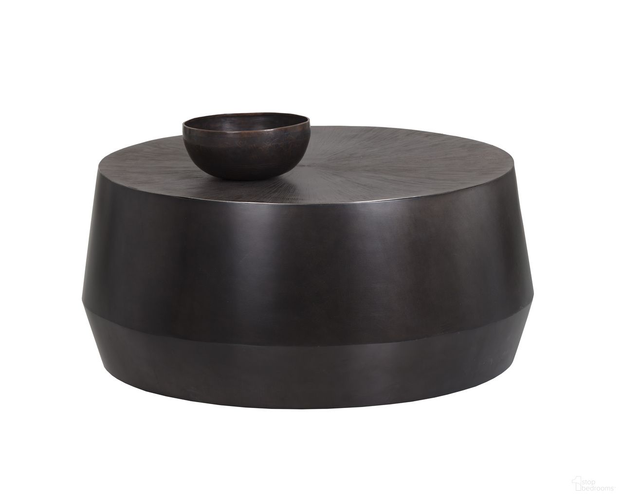 Creed Small Coffee Table In Gunmetal