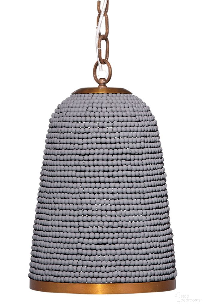 Creekside I-Light Beaded Pendant In Slate Blue