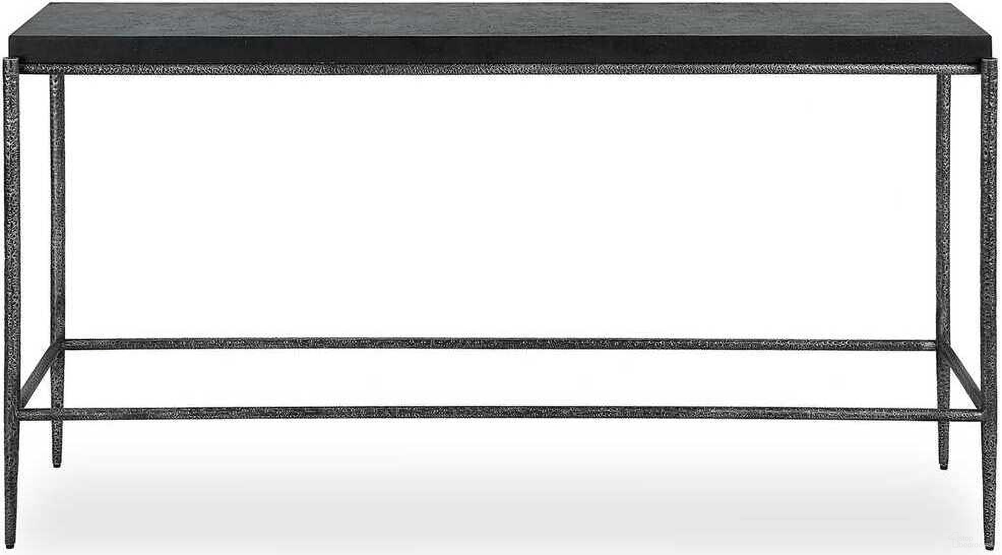 The appearance of Crescendo Concrete Console Table In Black designed by Uttermost in the modern / contemporary interior design. This black piece of furniture was selected by 1StopBedrooms from Crescendo Collection to add a touch of cosiness and style into your home. Sku: 22969. Material: Iron.