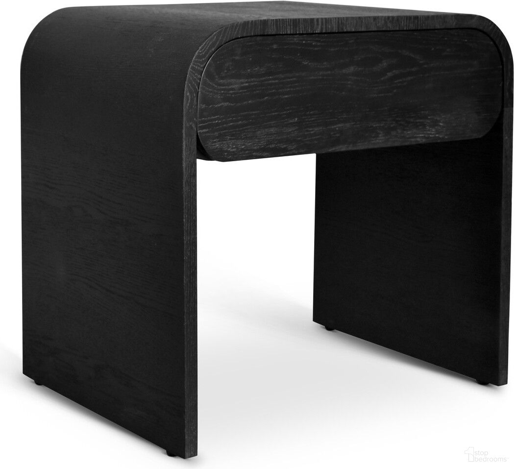 The appearance of Cresthill Night Stand In Black Oak designed by Meridian in the transitional interior design. This black piece of furniture was selected by 1StopBedrooms from Cresthill Collection to add a touch of cosiness and style into your home. Sku: 861-NS. Material: Plywood.