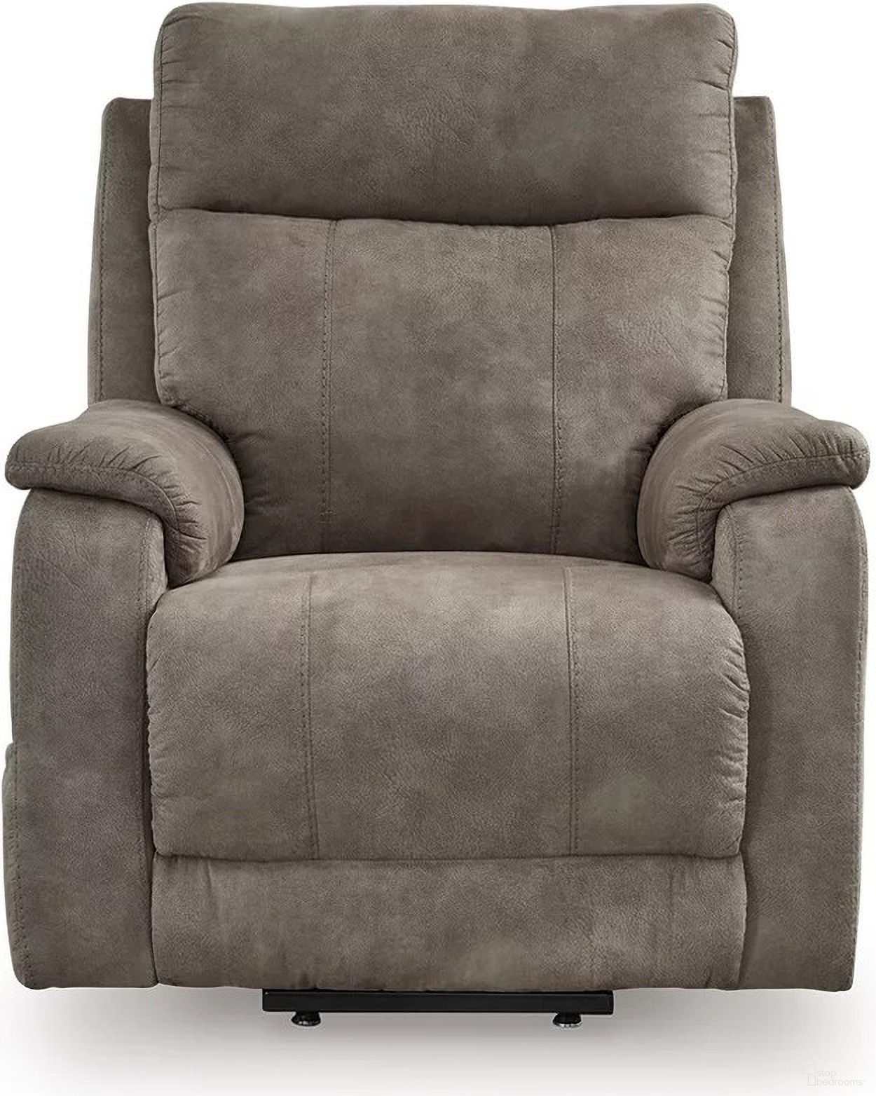The appearance of Crestmeade Power Lift Recliner In Fossil designed by Signature Design by Ashley in the modern / contemporary interior design. This fossil piece of furniture  was selected by 1StopBedrooms from Crestmeade Collection to add a touch of cosiness and style into your home. Sku: 1350312. Material: Fabric.