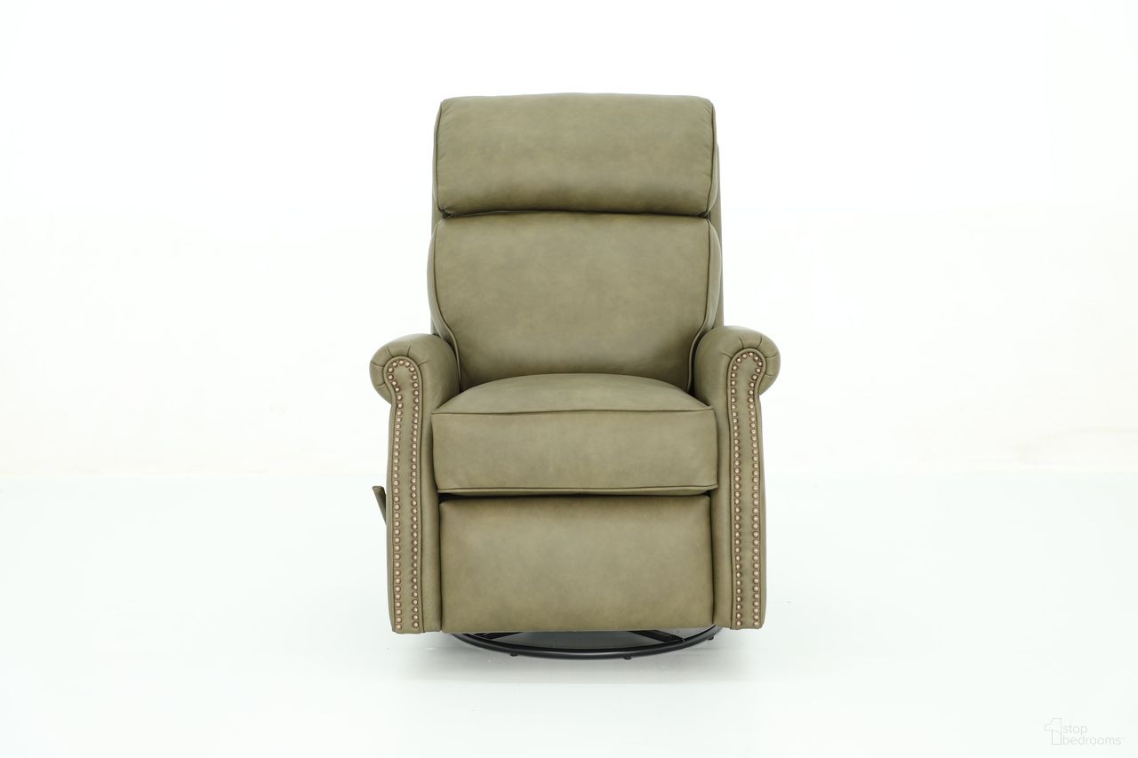 Crews Swivel Glider Recliner In Olive
