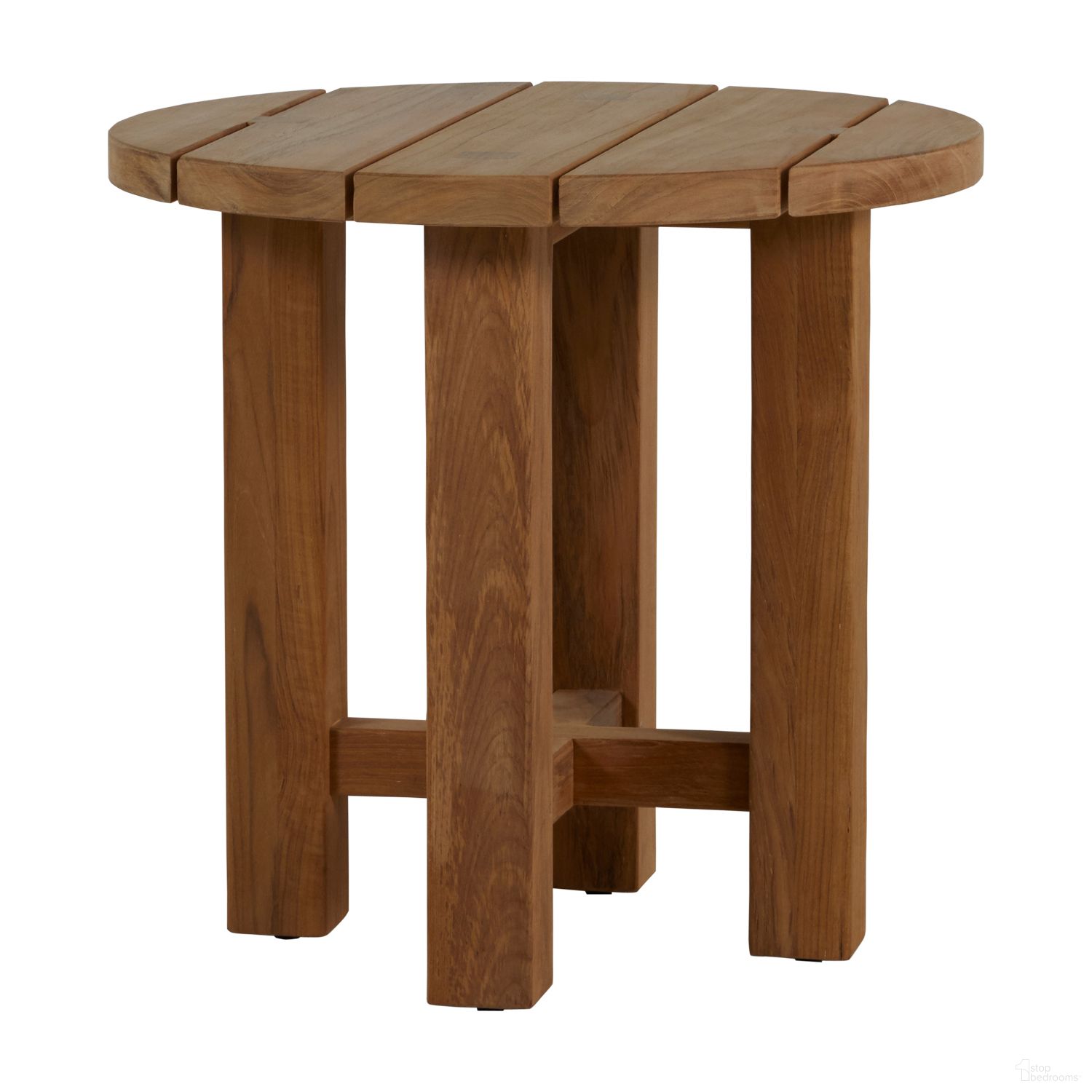 The appearance of Croquet Teak End Table In Natural Teak designed by Summer Classics in the transitional interior design. This natural teak piece of furniture was selected by 1StopBedrooms from Croquet Teak Collection to add a touch of cosiness and style into your home. Sku: 28364. Material: Teak.