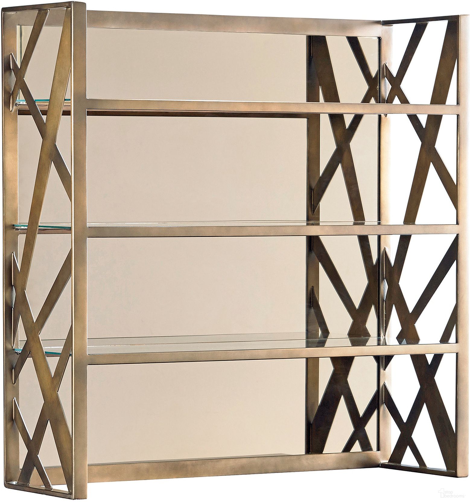 The appearance of Cross Effect Prism Metal Deck In Delshire designed by Sligh in the modern / contemporary interior design. This delshire piece of furniture  was selected by 1StopBedrooms from Cross Effect Collection to add a touch of cosiness and style into your home. Sku: 190-441. Material: Metal.