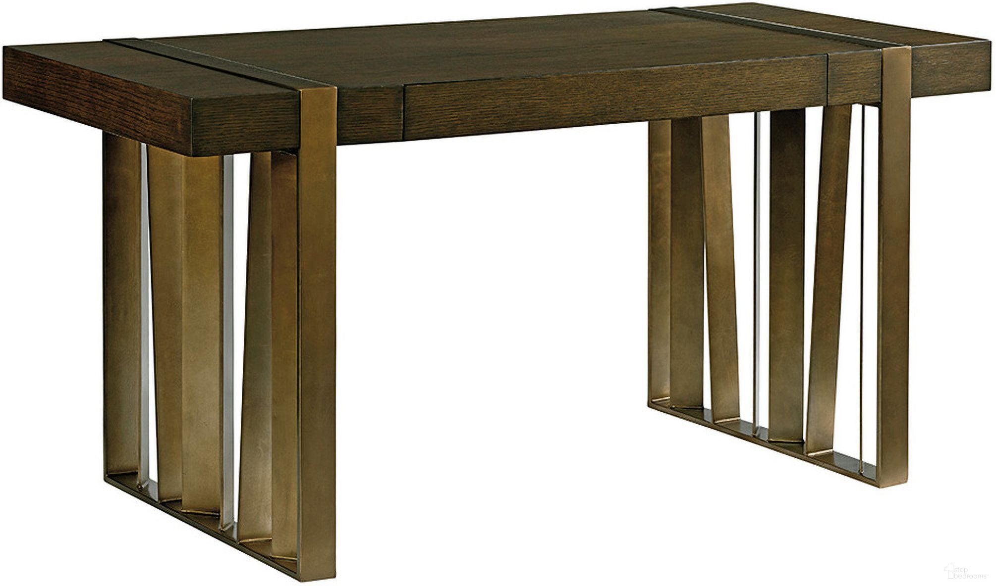 The appearance of Cross Effect Intersect Writing Desk In Delshire designed by Sligh in the transitional interior design. This delshire piece of furniture was selected by 1StopBedrooms from Cross Effect Collection to add a touch of cosiness and style into your home. Sku: 190-410. Material: Metal.