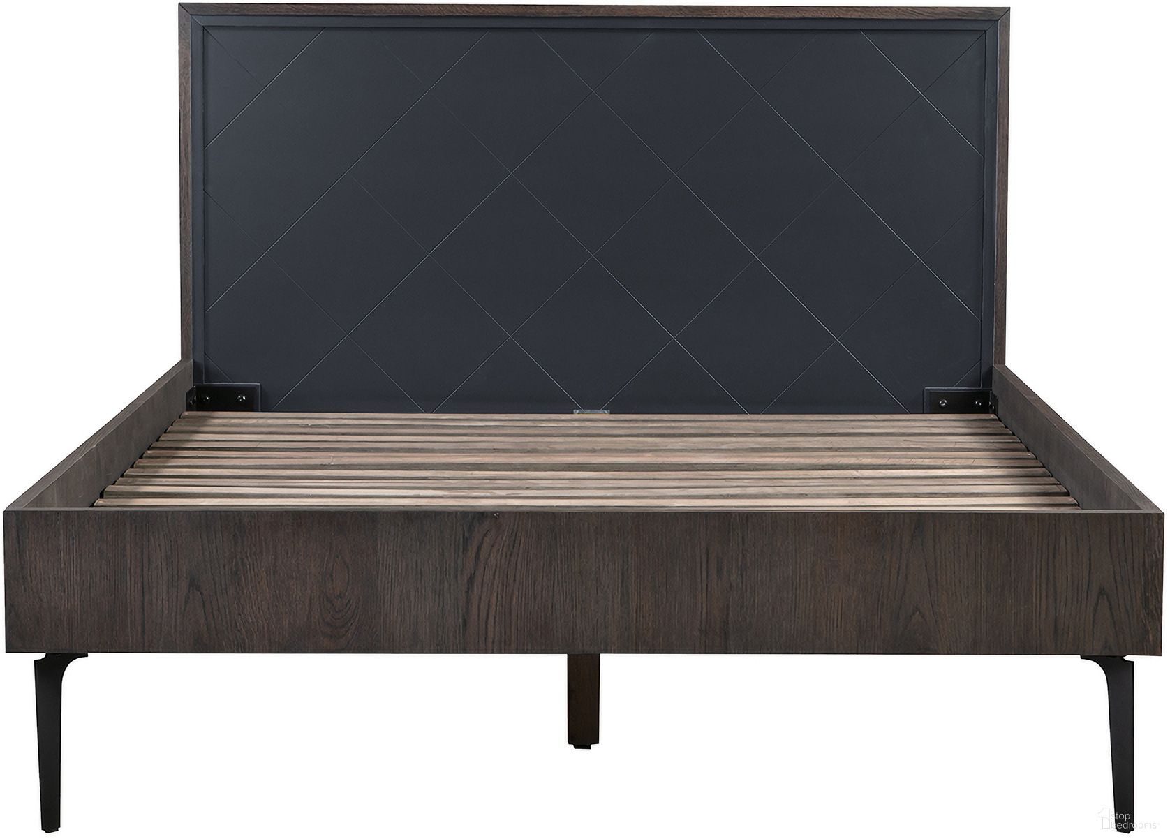 Armen Living Cross Platform Bed Frame