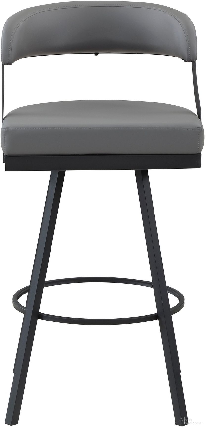 The appearance of Crowley Swivel Pub Height Chair Set of 2 In Black and Gray designed by Homelegance in the industrial interior design. This black and gray piece of furniture was selected by 1StopBedrooms from Crowley Collection to add a touch of cosiness and style into your home. Sku: 5565-29GY. Material: Faux Leather.