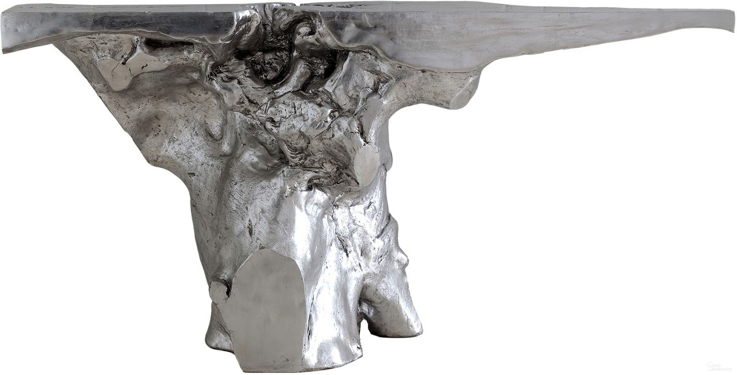The appearance of Crown Console designed by Phillips Collection in the modern / contemporary interior design. This silver piece of furniture  was selected by 1StopBedrooms from Cast Naturals Collection to add a touch of cosiness and style into your home. Sku: PH64209. Material: Resin.