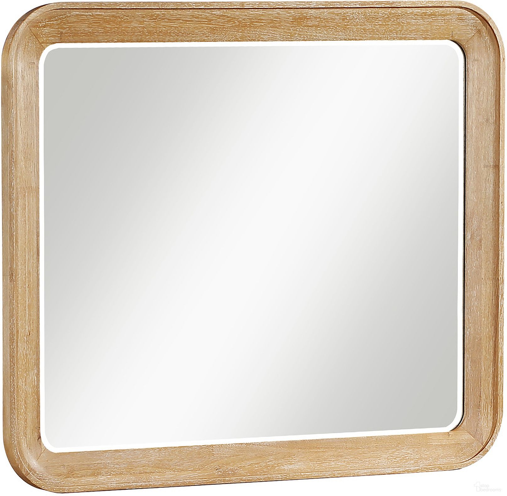 Westcott Dresser Mirror In Cerused Natural