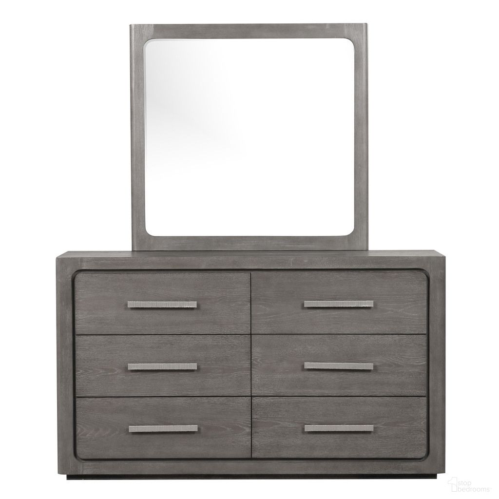The appearance of Crowthorne Dresser In Warm Gray designed by Furniture of America in the modern / contemporary interior design. This warm gray piece of furniture was selected by 1StopBedrooms from Crowthorne Collection to add a touch of cosiness and style into your home. Sku: FM70100GY-D. Material: Solid Rubberwood.