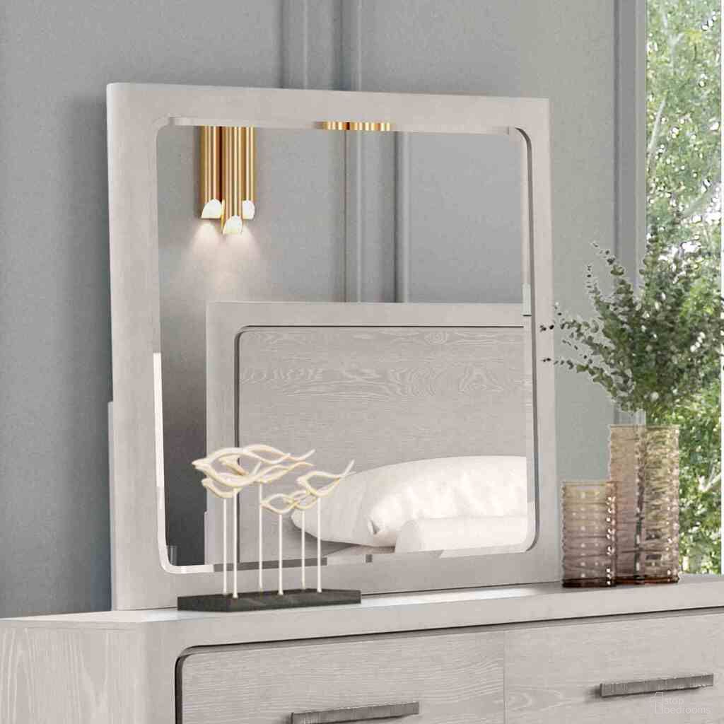 The appearance of Crowthorne Mirror In White Oak designed by Furniture of America in the modern / contemporary interior design. This white oak piece of furniture was selected by 1StopBedrooms from Crowthorne Collection to add a touch of cosiness and style into your home. Sku: FM70100AK-M. Material: Solid Rubberwood.