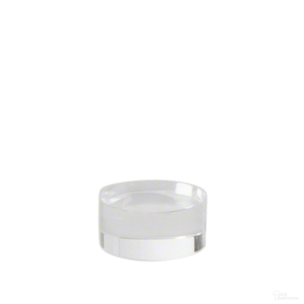 The appearance of Crystal Small Column Riser In Clear designed by Global Views in the modern / contemporary interior design. This clear piece of furniture  was selected by 1StopBedrooms from Crystal Collection to add a touch of cosiness and style into your home. Sku: 881735. Material: Crystal.