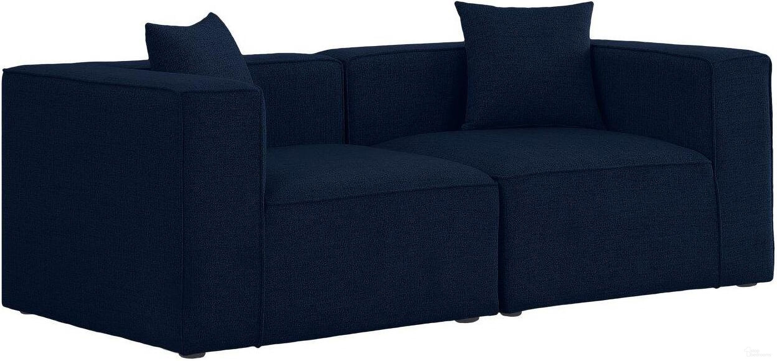 The appearance of Cube Durable Linen Textured 2 Seater Modular Sofa with Arm Support In Navy designed by Meridian in the modern / contemporary interior design. This navy piece of furniture was selected by 1StopBedrooms from Cube Collection to add a touch of cosiness and style into your home. Sku: 630Navy-Corner;630Navy-Corner. Material: Wood.