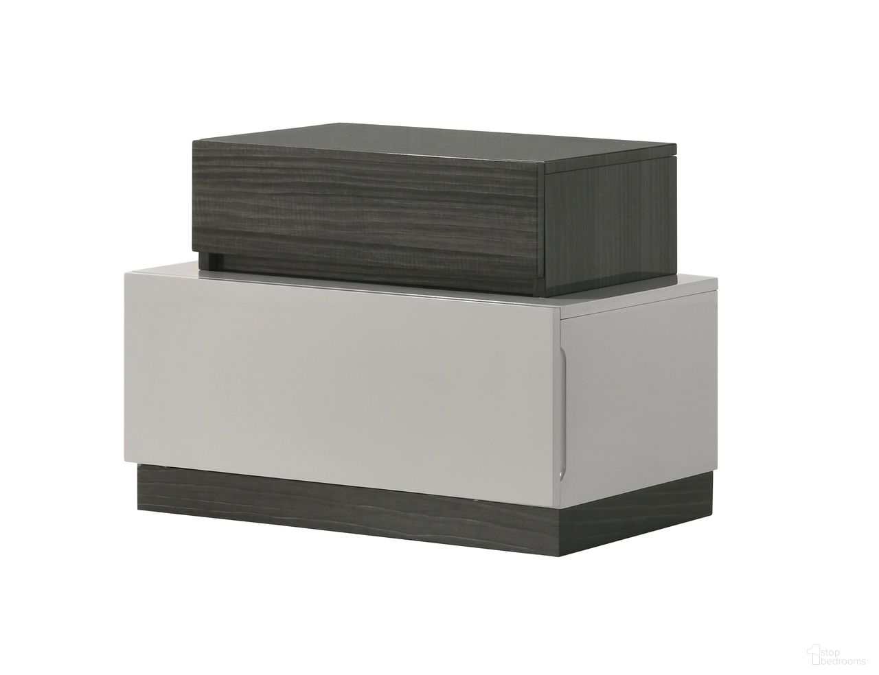 The appearance of Cube Nightstand designed by J&M in the modern / contemporary interior design. This piece of furniture was selected by 1StopBedrooms from Cube Collection to add a touch of cosiness and style into your home. Sku: 19321-NS.