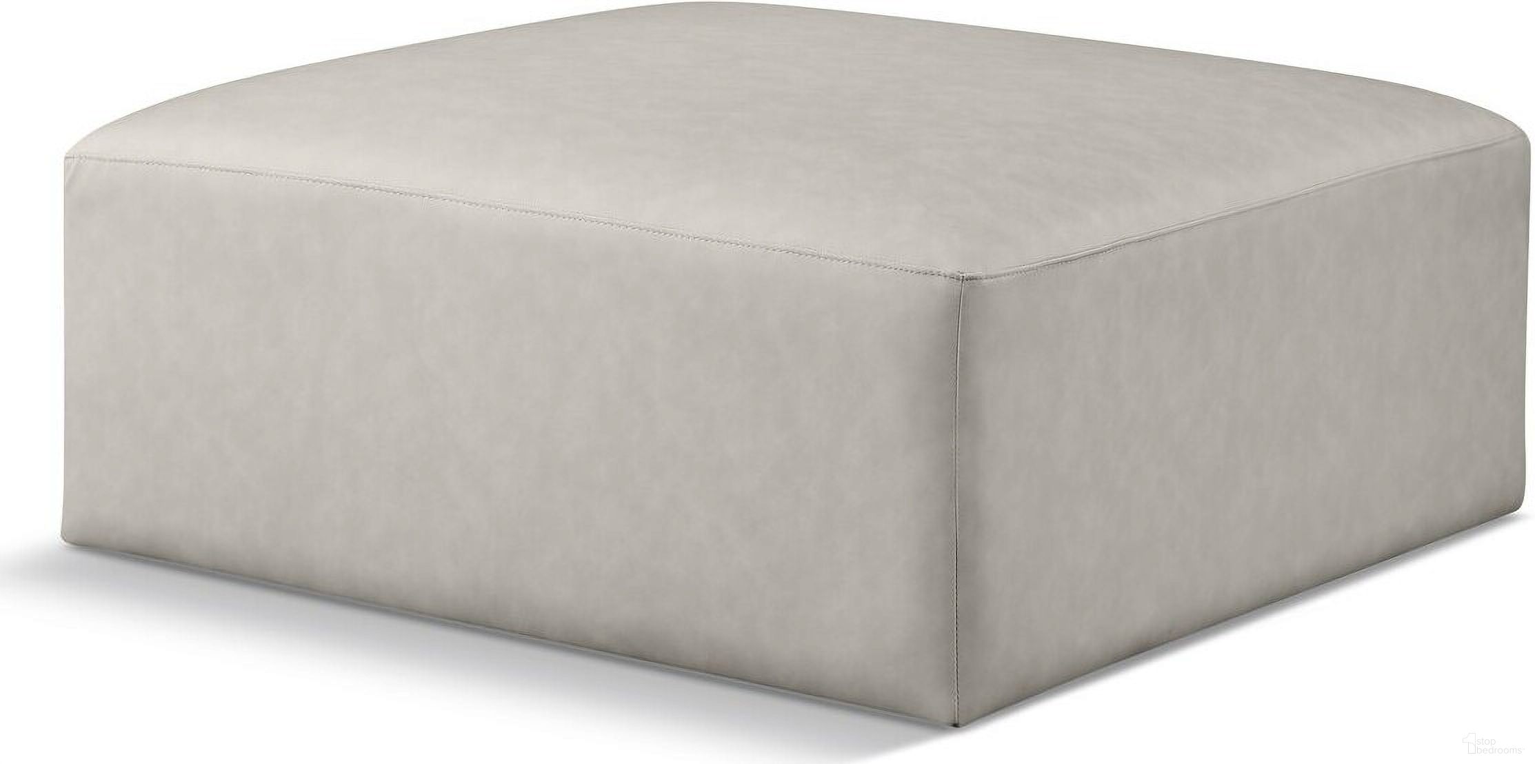The appearance of Cube Vegan Leather Ottoman In Cream designed by Meridian in the modern / contemporary interior design. This cream piece of furniture was selected by 1StopBedrooms from Cube Collection to add a touch of cosiness and style into your home. Sku: 668Cream-Ott. Material: Wood.