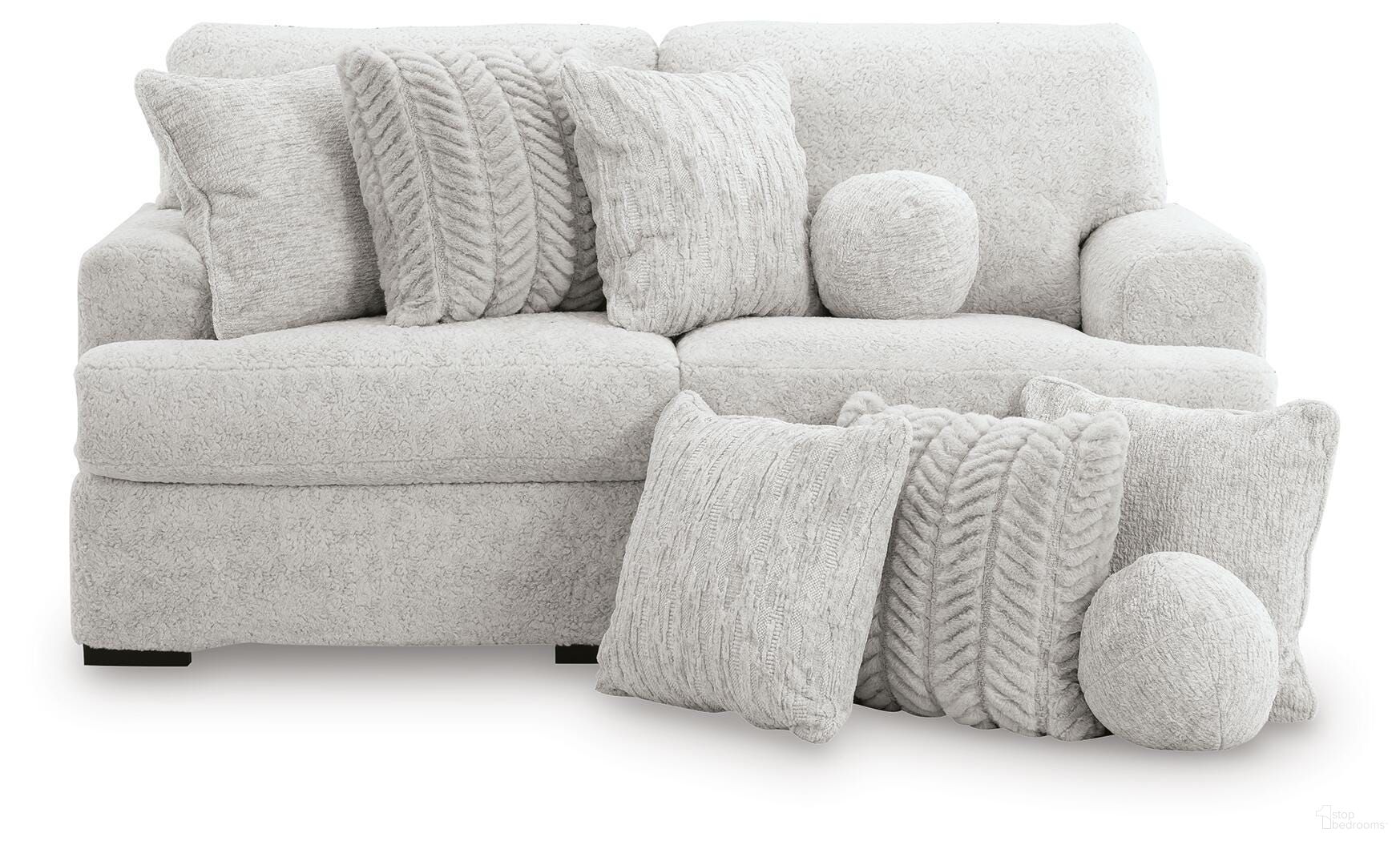 Cuddlesome 2-Piece Sectional Loveseat In Arctic