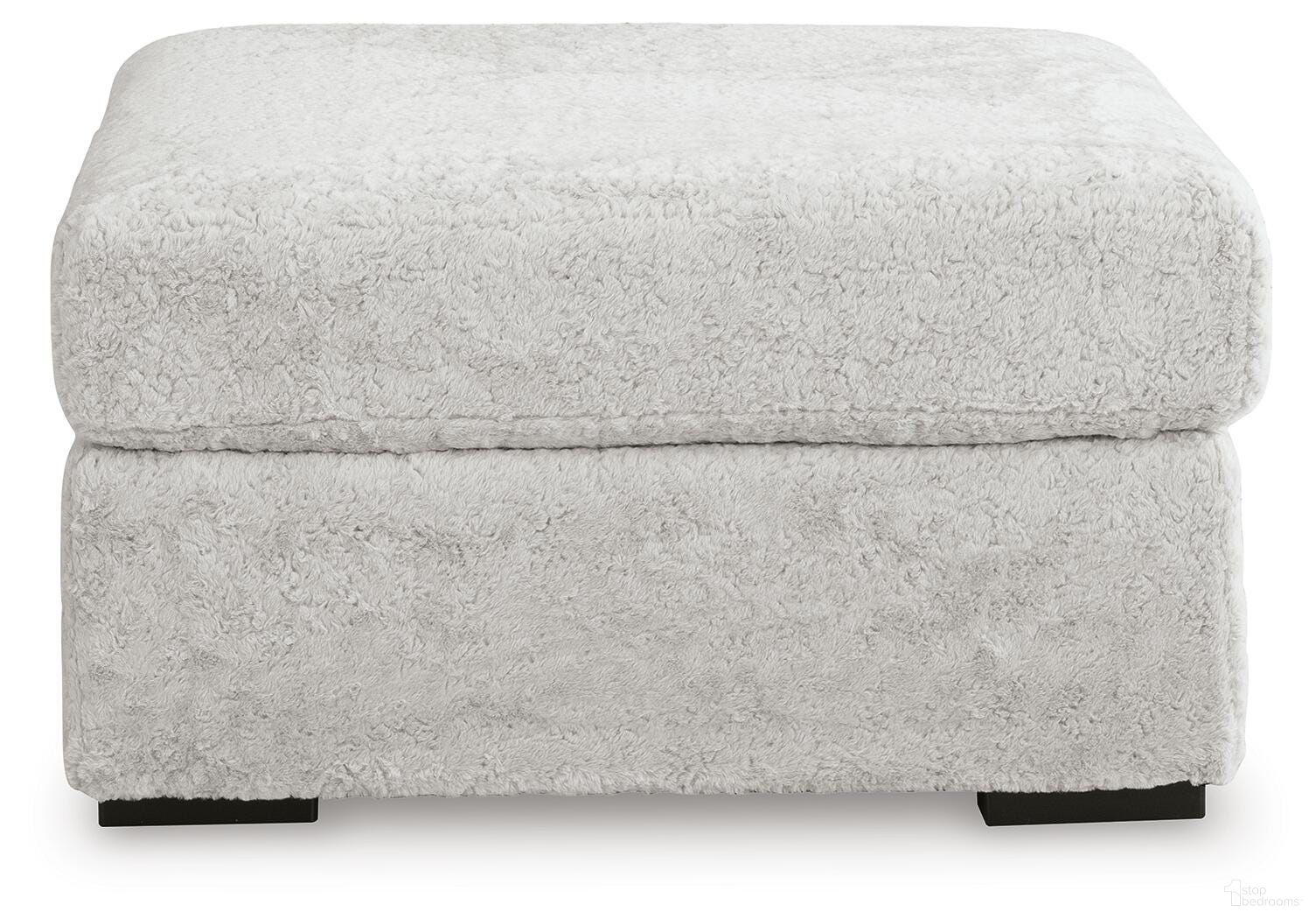 Cuddlesome Oversized Accent Ottoman In Arctic