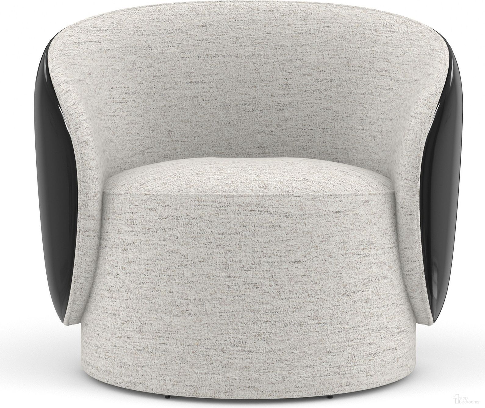 Cuff Swivel Chair In Cream
