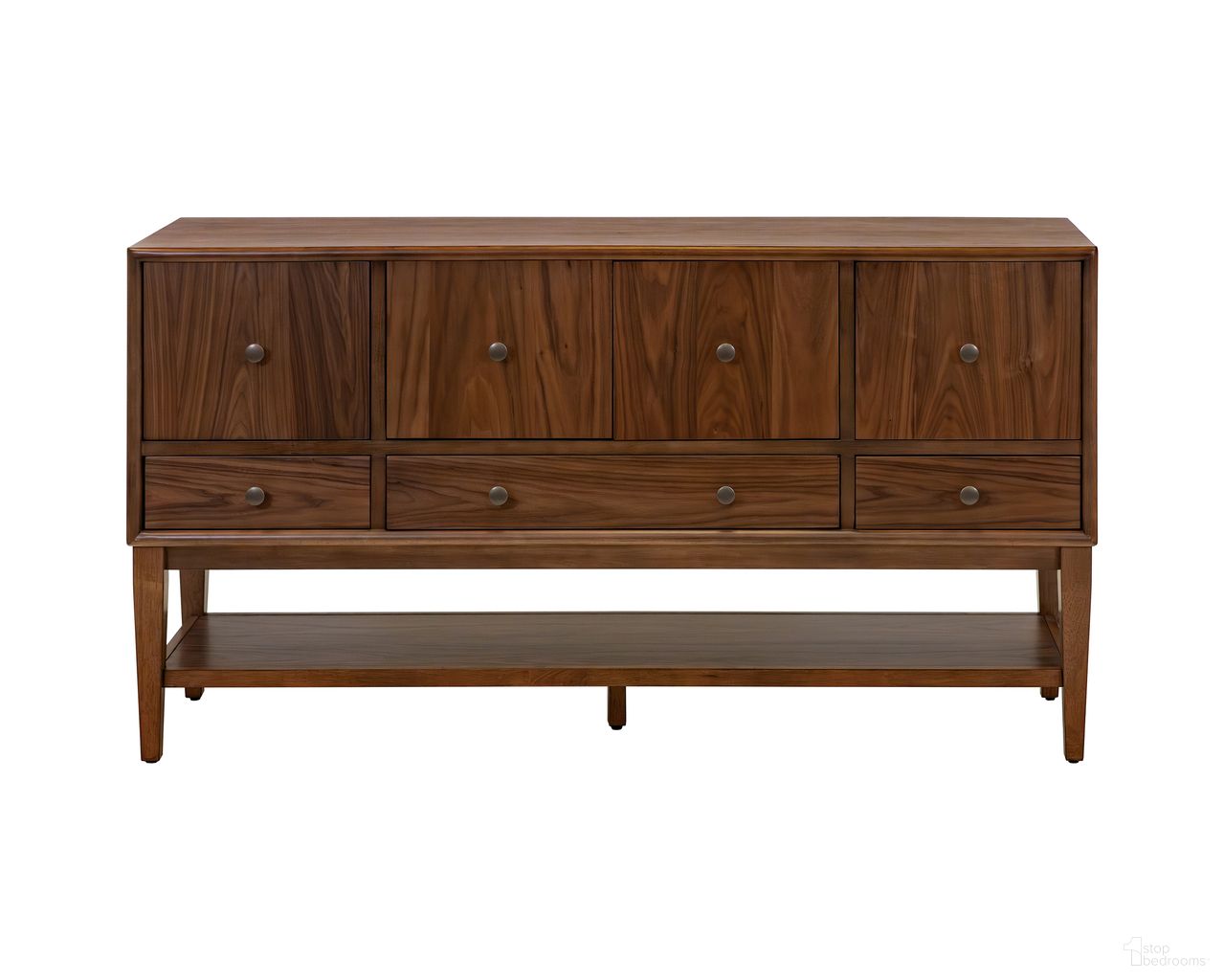 Cupertino Wood Sideboard In Brown
