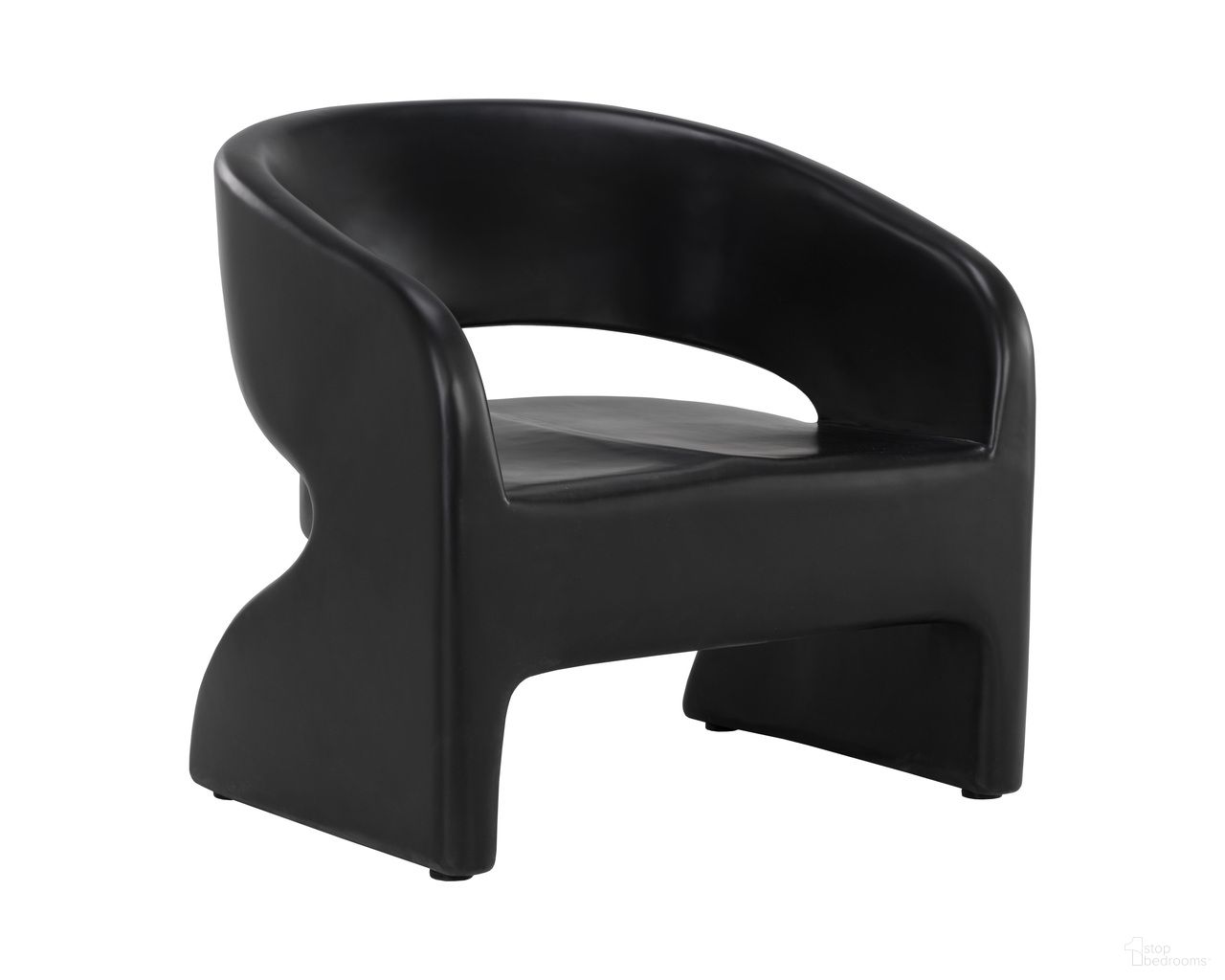 Cura Lounge Chair In Black