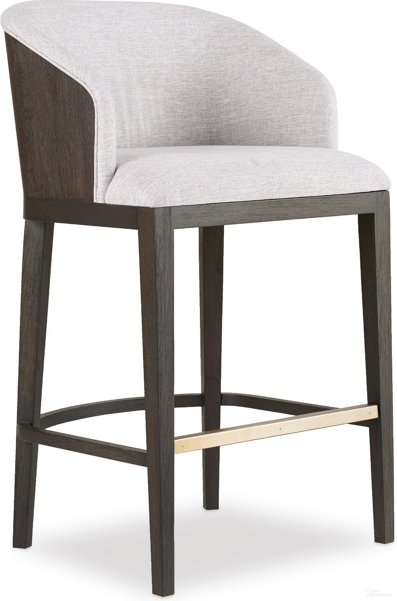The appearance of Curata Beige Upholstered Bar Stool designed by Hooker in the modern / contemporary interior design. This beige piece of furniture was selected by 1StopBedrooms from Curata Collection to add a touch of cosiness and style into your home. Sku: 1600-20860-DKW. Material: Oak Veneer.