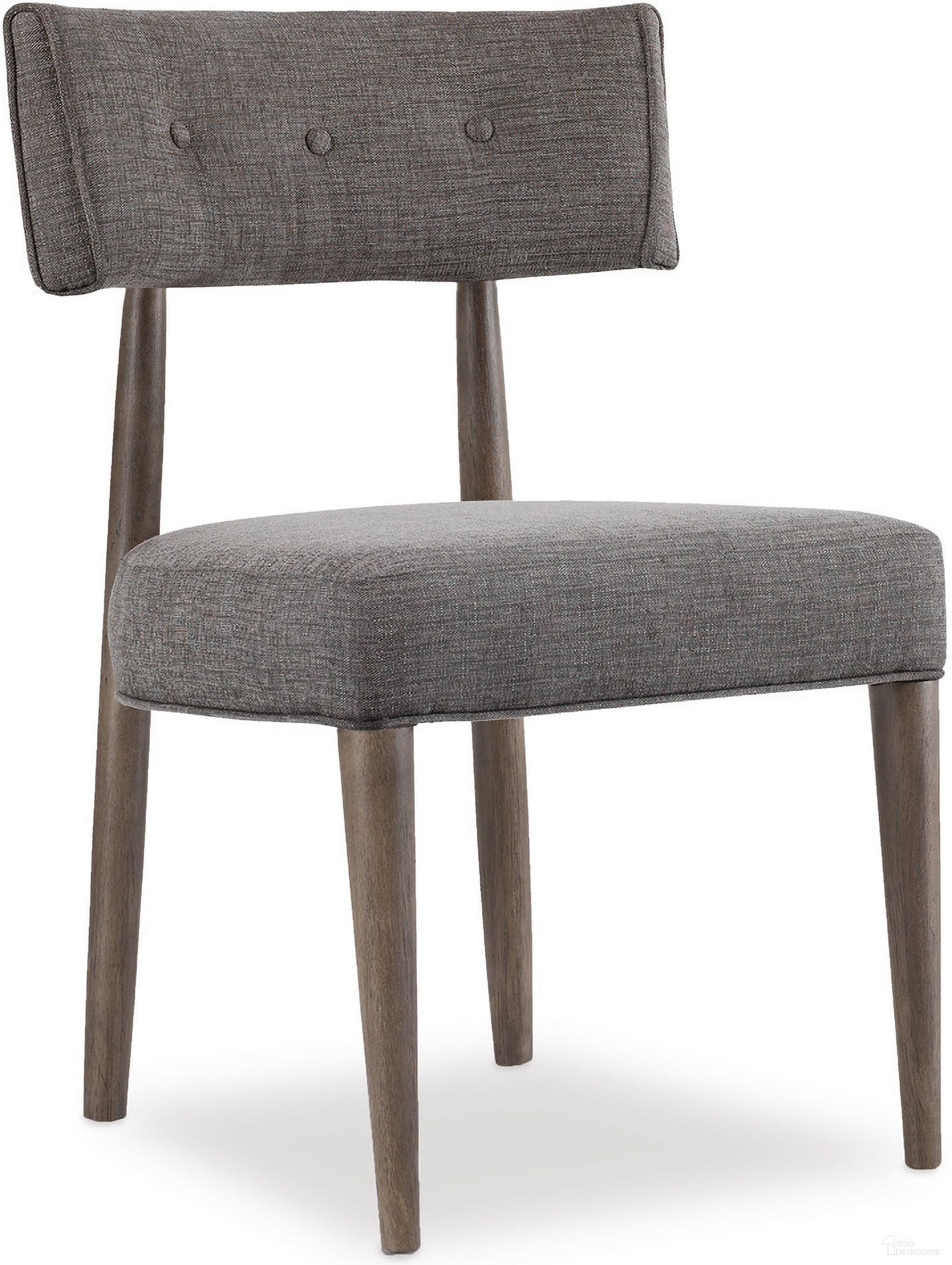 The appearance of Curata Mountain Modern Upholstered Chair designed by Hooker in the modern / contemporary interior design. This gray piece of furniture  was selected by 1StopBedrooms from Curata Collection to add a touch of cosiness and style into your home. Sku: 1600-75510-MWD. Material: Fabric. Chair Type: Side Chair.