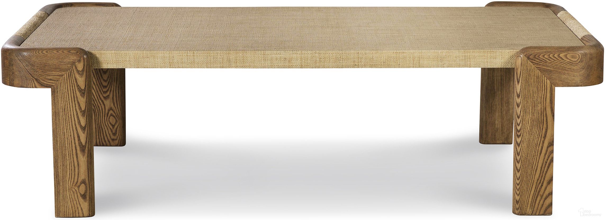 The appearance of Curate Bohdi Coffee Table In Brown designed by Century Furniture in the transitional interior design. This brown piece of furniture  was selected by 1StopBedrooms from Curate Collection to add a touch of cosiness and style into your home. Sku: CT6071. Material: Raffia.