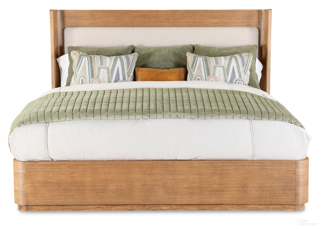 The appearance of Curate Cruz King Bed In Triza designed by Century Furniture in the transitional interior design. This triza piece of furniture was selected by 1StopBedrooms from Curate Collection to add a touch of cosiness and style into your home. Sku: CT6068K. Bed Type: Panel Bed. Bed Size: King. Material: Upholstery.